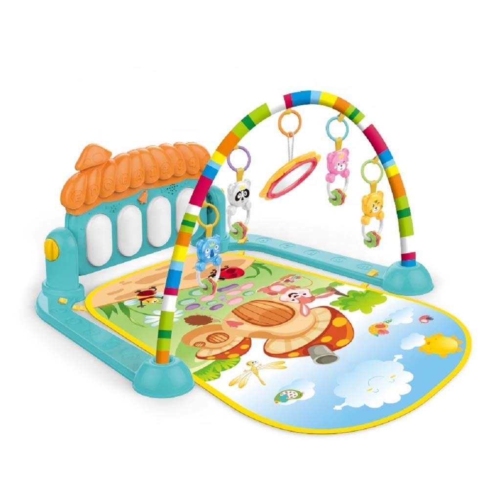 3 In 1 Newborn Baby Piano Fitness Rack - Activity Mat - Kiddo Wish