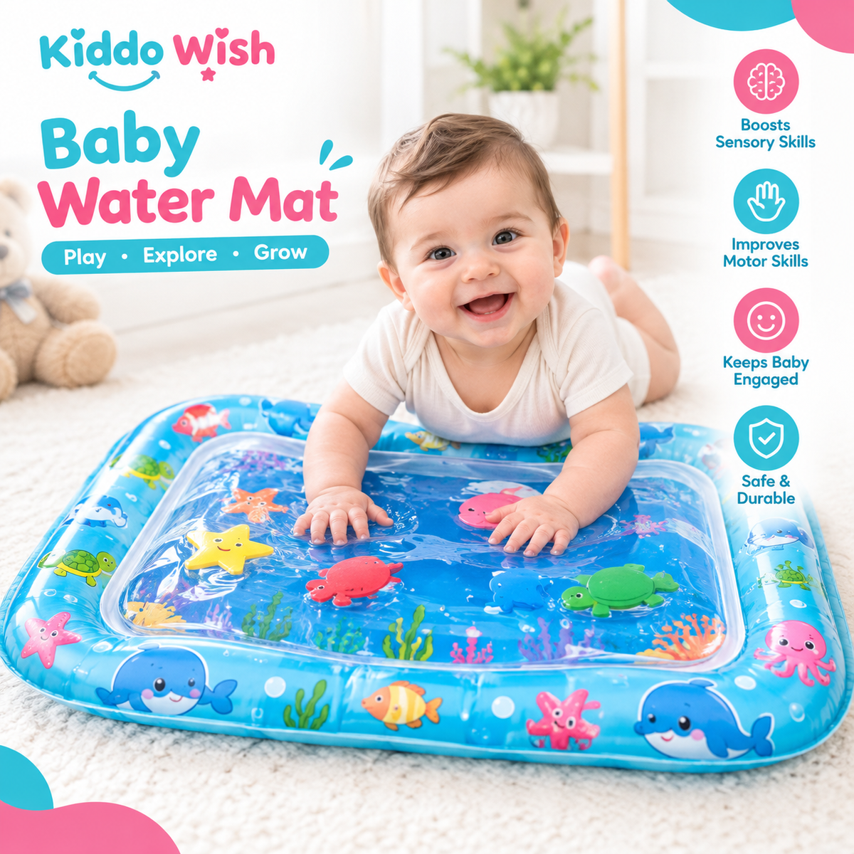 Baby Tummy Time Water Mat